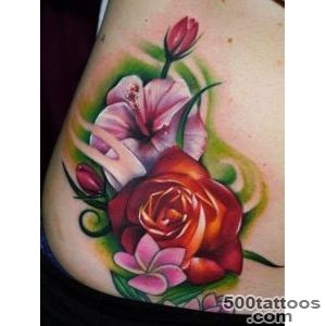 25 Stunning Hibiscus Flower Tattoos For Women_15