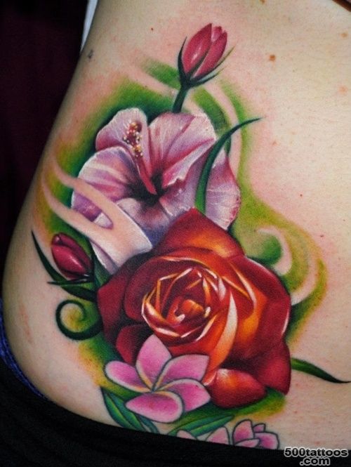 25 Stunning Hibiscus Flower Tattoos For Women_15