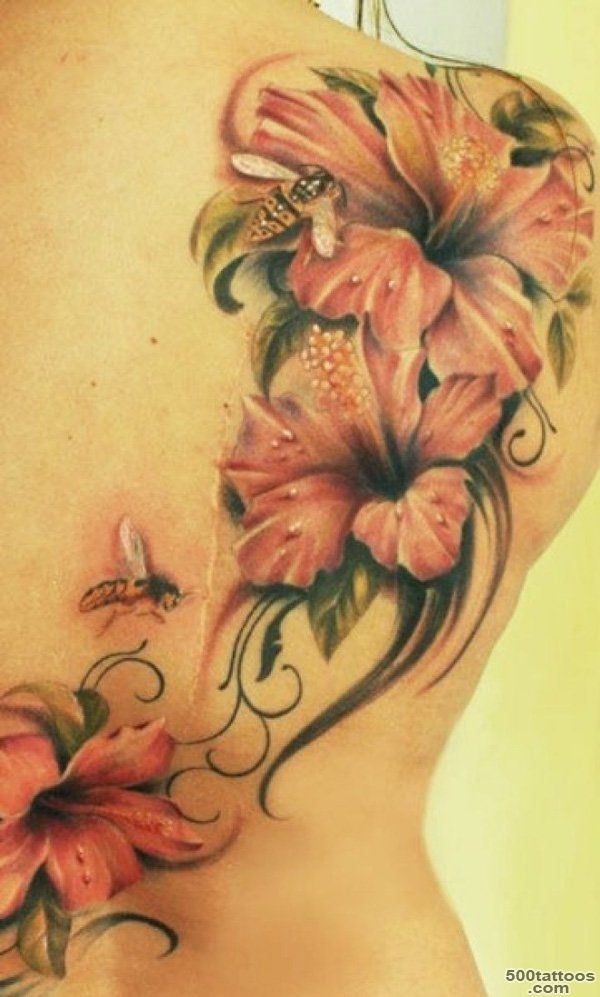 40 Magnificent Hibiscus Flower Tattoos  Art and Design_48