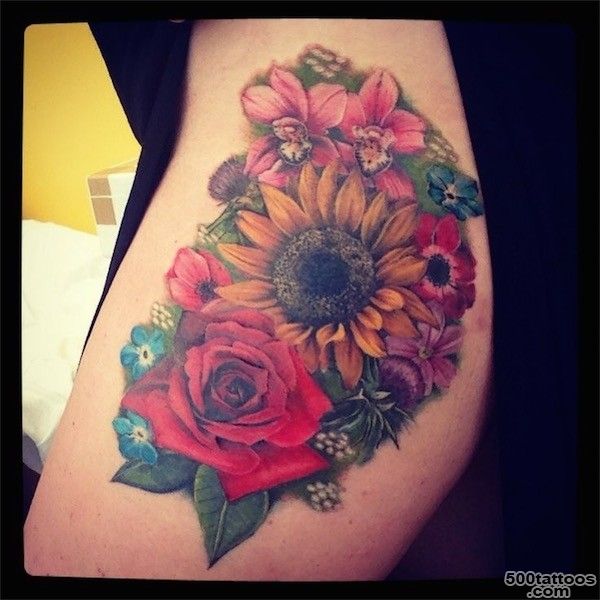 88 Best Flower Tattoos on the Internet   Amazingly Beautiful_5