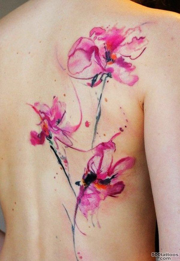 Watercolor Flower Tattoos  Tattoo Ideas Gallery amp Designs 2016 ..._41