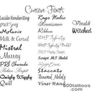 Latest Tattoo Fonts and New Tattoo Fonts Design_37