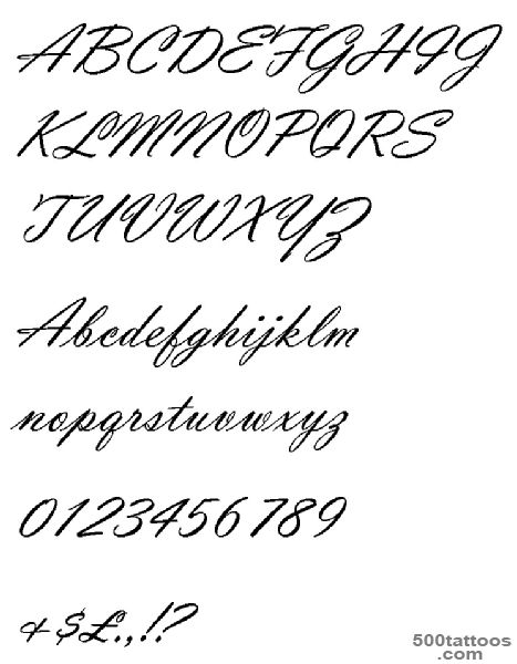 Tattoo Fonts Designs  High Quality Photos and Flash Designs of ..._45