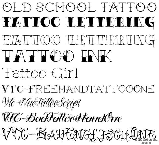 Tattoo Fonts for Men and Women  Tattoo Font Styles_29