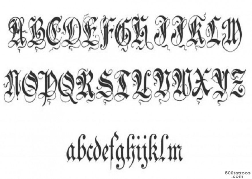 Tattoo Fonts on Veauty_6
