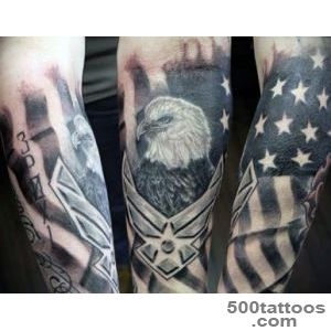 70 Air Force Tattoos For Men   USAF Design Ideas_31