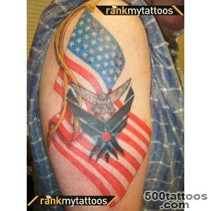 air force tattoo designs usaf logo with flacon and american flag _39