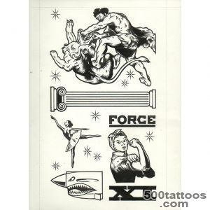 Flash tattoo  Tarot card “ XI La Force ”   KRANK_35