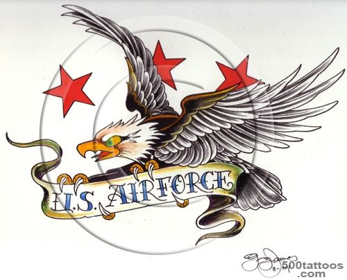Memorial US Air Force amp Army Tattoo Design  Tattoobite.com_7