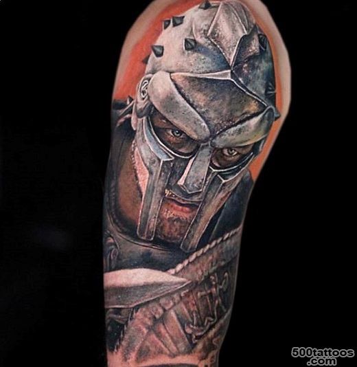 50 Gladiator Tattoo Ideas For Men   Amphitheaters And Armor_3