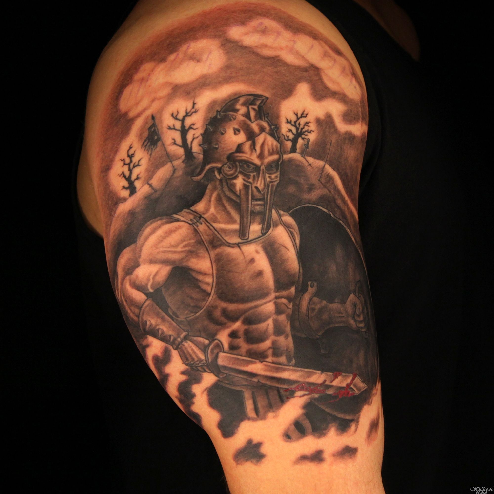 Gladiator and tiger tattoo   TattooMagz   Handpicked World#39s ..._22