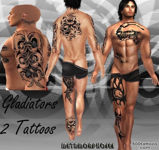 Second Life Marketplace   Metamorphoses Tattoo  Gladiators_50