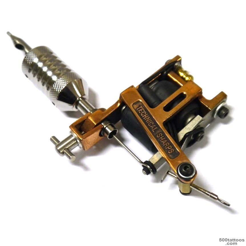 TTS Tattoo Machines, The Hybrid in Copper with Yoke_31