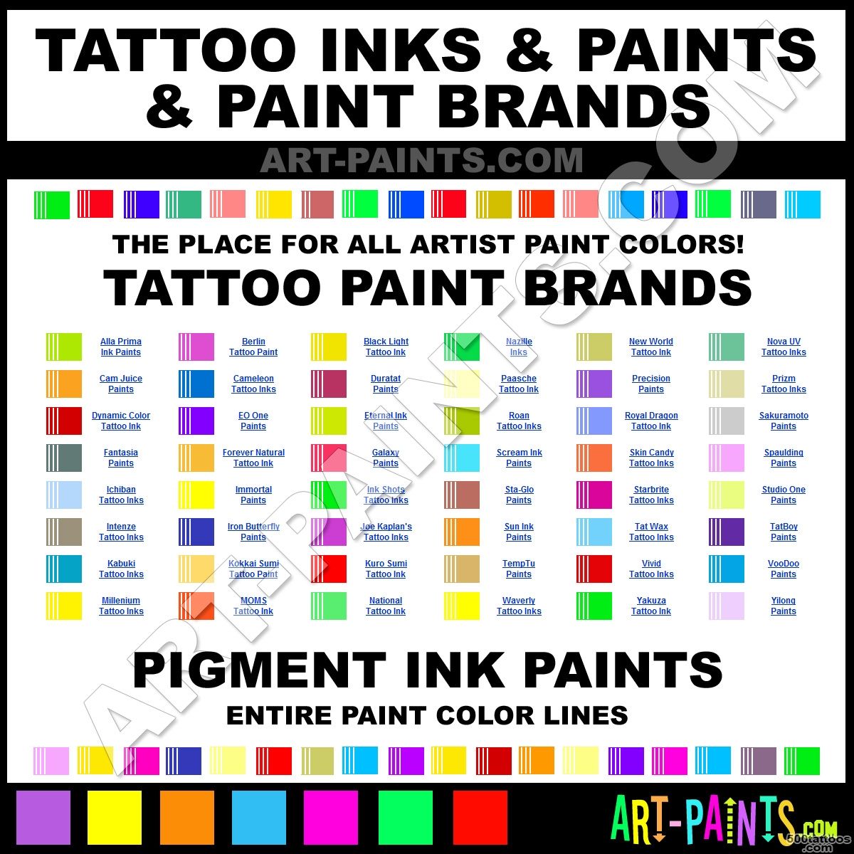 Tattoo Ink Pigment Art Paints amp Inks   Tattoo Ink Pigment Paint ..._45