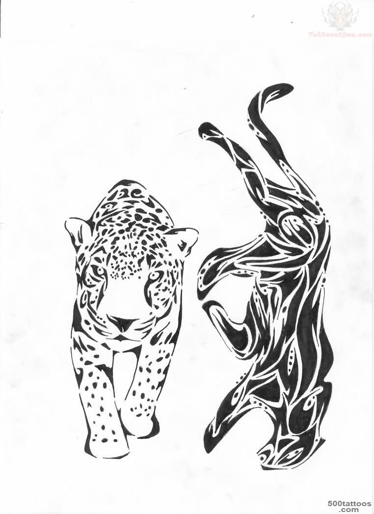 24+ Amazing Jaguar Tattoo Designs_22