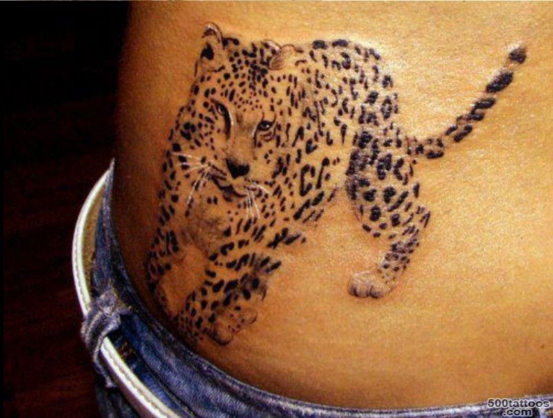 Amazing jaguar with clutches tattoo   Tattooimages.biz_16