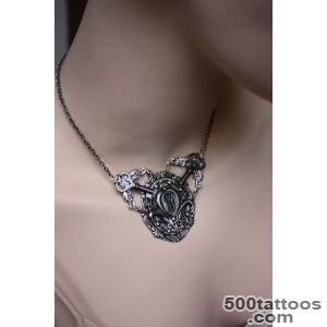 DeviantArt More Like Keyhole chest piece tattoo necklace I by _39