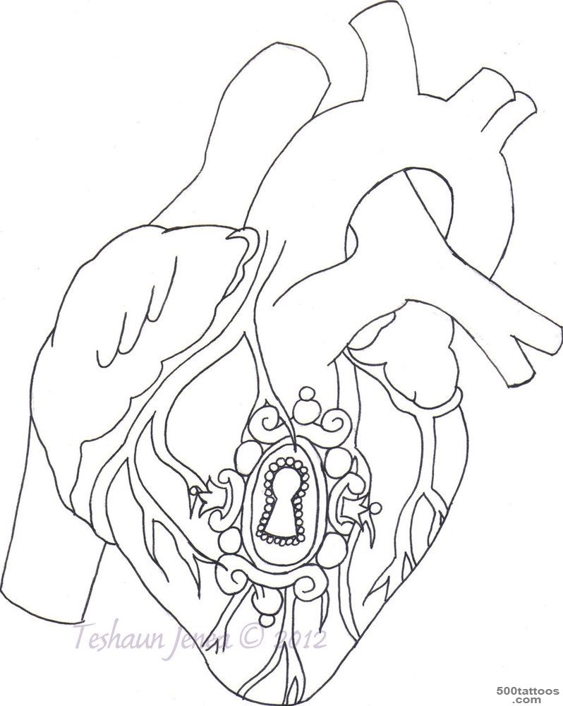 Heart and Keyhole Tattoo for Brandi by Teshaun Jenea on DeviantArt_35