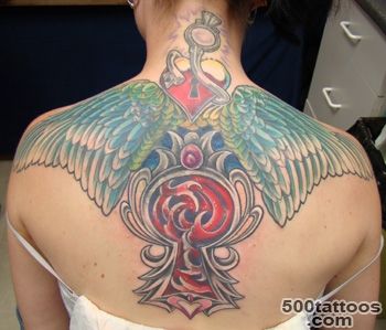 Keyhole and Wings Tattoo by Chris Harrison TattooNOW_34