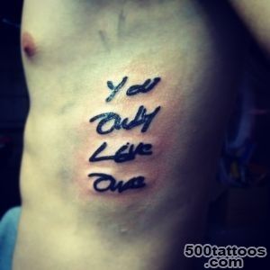 drake you only live once tattoo side   DRIZZY DRAKE_48