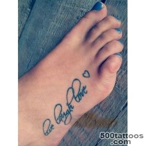 Live Love Laugh Tattoo For Foot  Tattoobitecom_5