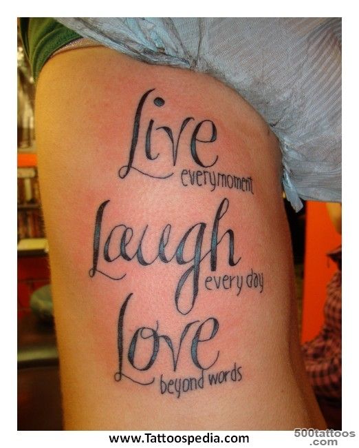 Pin Infinity Tattoo Live The Life You Love 9 Tattoospedia on Pinterest_45