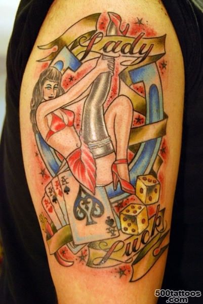 Awesome Lady Luck Tattoo_39