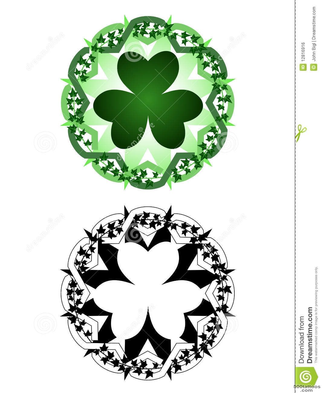 Luck Tattoo Royalty Free Stock Image   Image 12816916_34