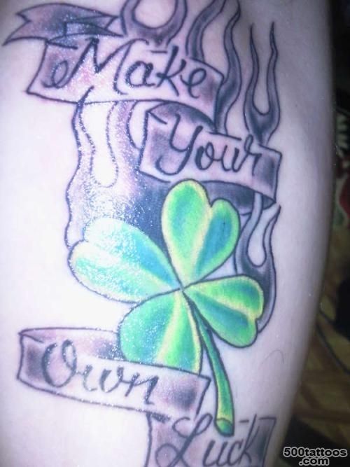 make your own luck tattoo (500?667)  ThIs amp ThAt TaTs  Pinterest_49