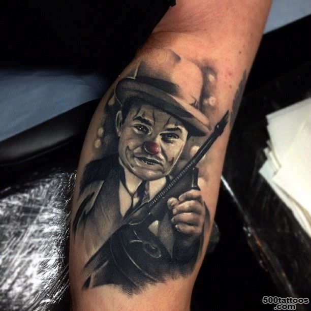 Old London Road Tattoos — oldlondonroadtattoos Healed Mafia Clown ..._24