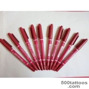 80 pcs  tattoos red mark scribe a thin plank permanent _ 25