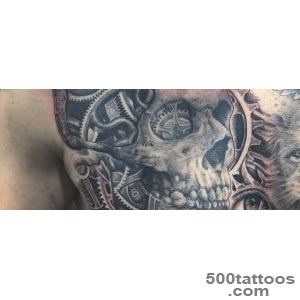 50 Mechanic Tattoos For Men   Masculine Robotic Overhauls_36