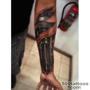 Unique Mechanical Tattoo Designs For Boys_9