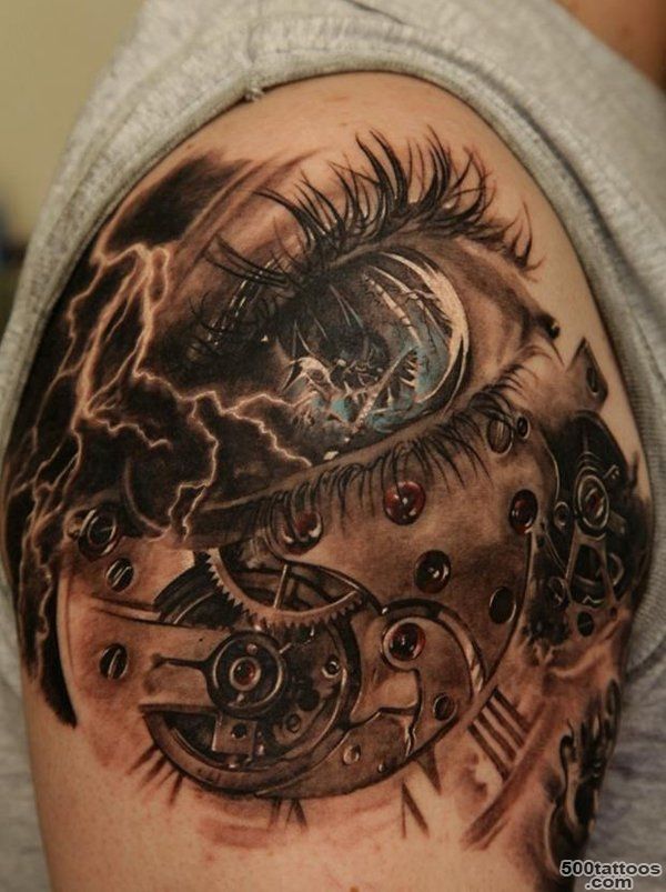 clock mechanics tattoo  Sick Tattoos Blog and News Site about Tattoos_43