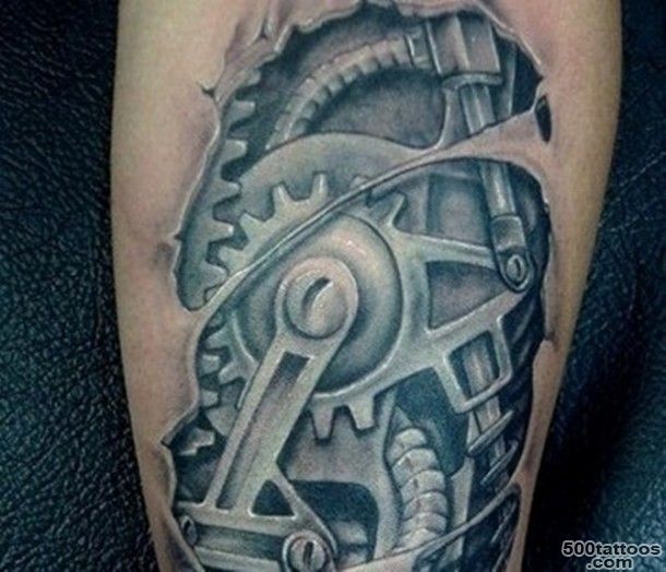 Unique Mechanical Tattoo Designs For Boys_28