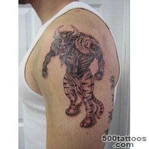 Minotaur tattoo design, idea, image
