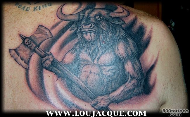 Looking for unique Tattoos Dwight#39s Minotaur_14