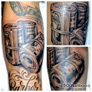 money tattoo, barber hustle  tattoos  Pinterest  Money Tattoo _25