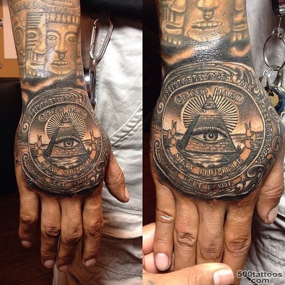 Hand tattoo money eye.  Amazing Tattoo Artwork By Manny Briseno ..._7