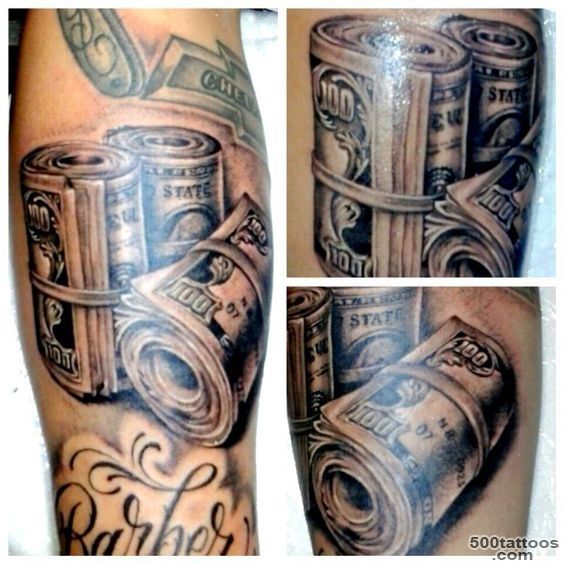 money tattoo, barber hustle  tattoos  Pinterest  Money Tattoo ..._25
