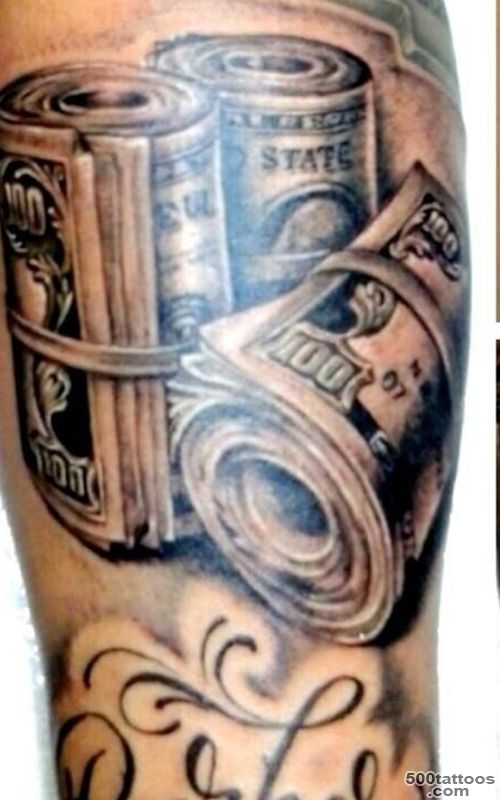 money tattoos a4   InkDoneRight_5