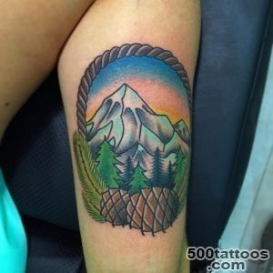 60 Fabulous Mountain Tattoo Designs for All Ages_45