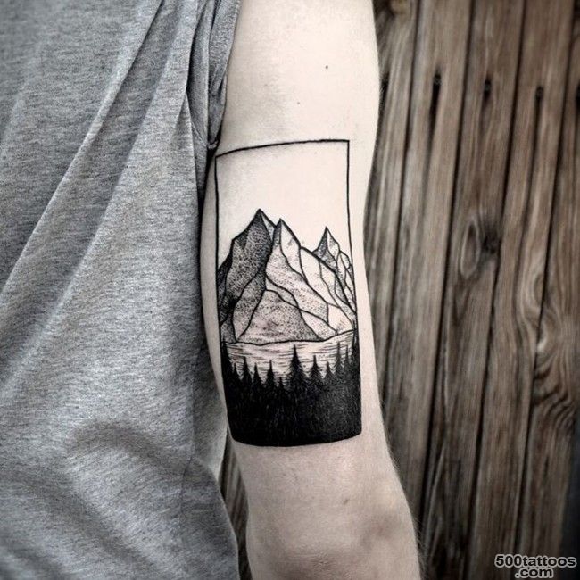 60 Fabulous Mountain Tattoo Designs for All Ages_16