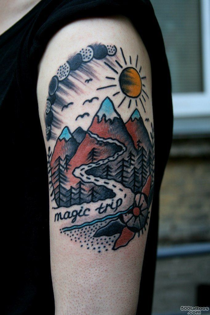 Amazing Mountain Tattoos  Tattoo Ideas Gallery amp Designs 2016 ..._48
