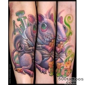 Arm Fantasy Mouse Tattoo by Nick Baxter_34