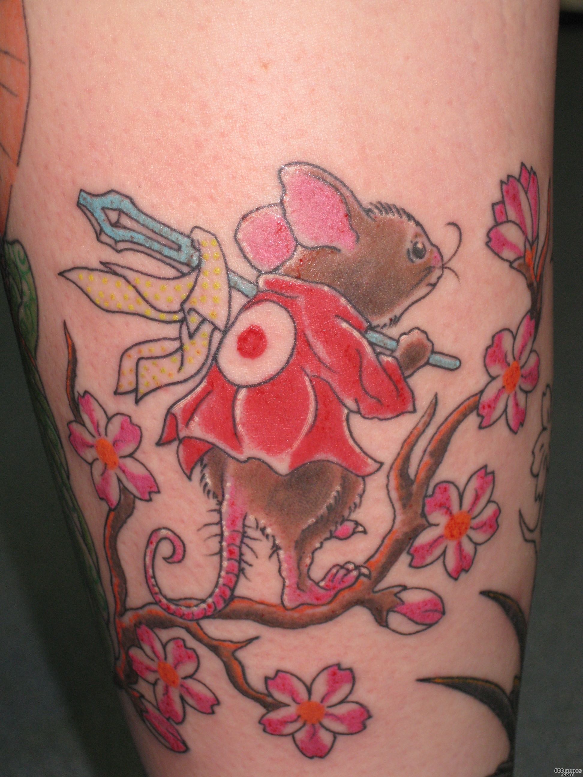 Irish Street Tattoo Japanese mouse.  IRISH ST TATTOO_37