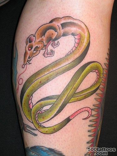 Snake eating mouse tattoo   Tattooimages.biz_40