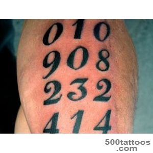 25 Spectacular Number Tattoos   SloDive_1