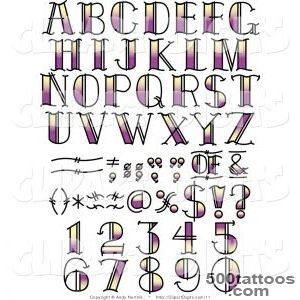 Pin Number And Font B Letter Combination Temporary Tattoo on Pinterest_28