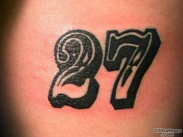 25 Spectacular Number Tattoos   SloDive_4